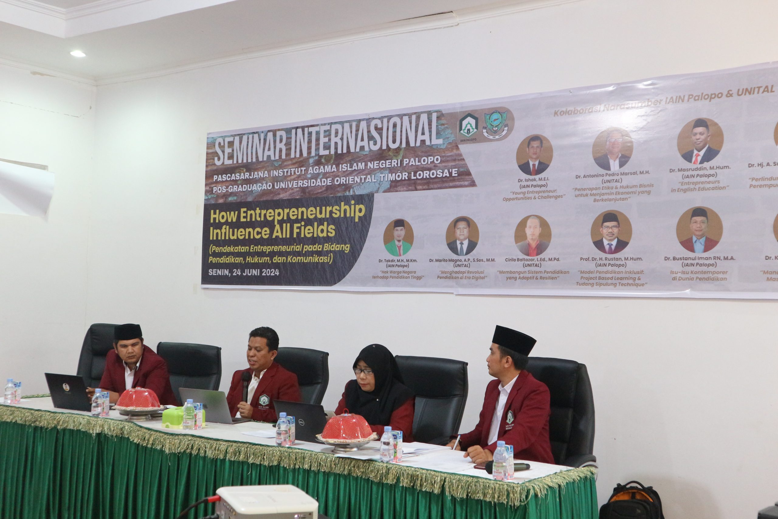 Realisasi Kerjasama Internasional, Pascasarjana IAIN Palopo dan UNITAL  Melaksanakan Seminar Internasional